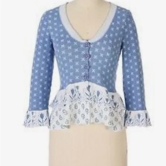 Anthropologie moth sweater top sz XS - Picture 3 of 14